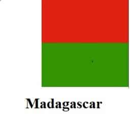 Madagascar flag